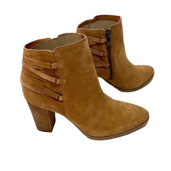 Michael Shannon Kelsey Tan Suede Ankle Boot 11 Chelsea Western - Picture 2 of 14